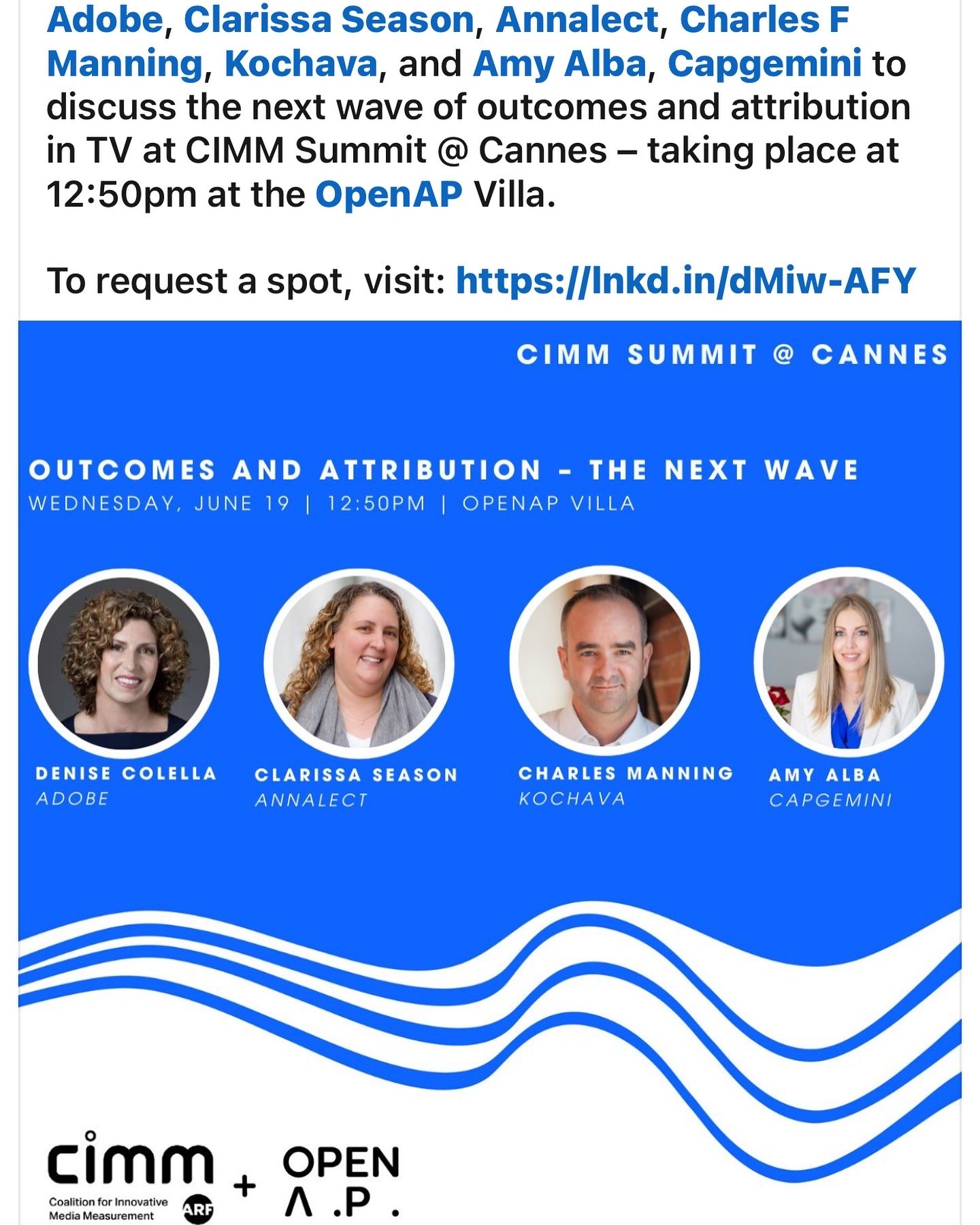 Amy Alba speaker portrait from CIMM Summit.